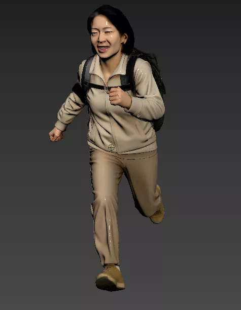 A67 backpack as a companion 3D model