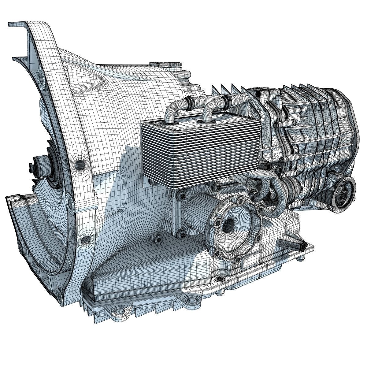 Transmission Cutaway Cayman 981 Boxster 3D model_8