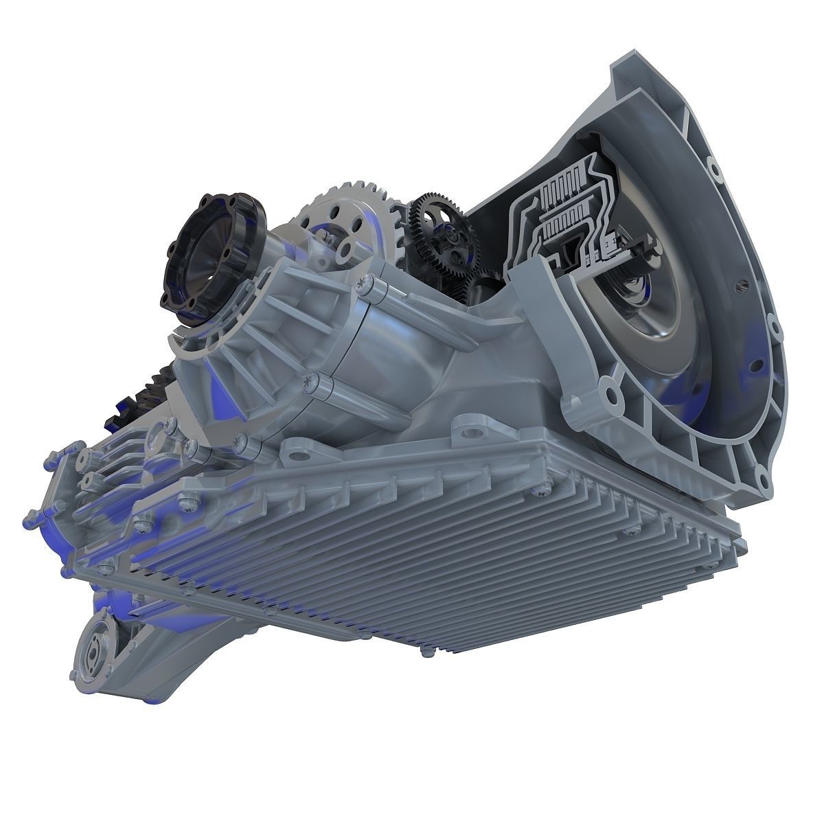 Transmission Cutaway Cayman 981 Boxster 3D model_10