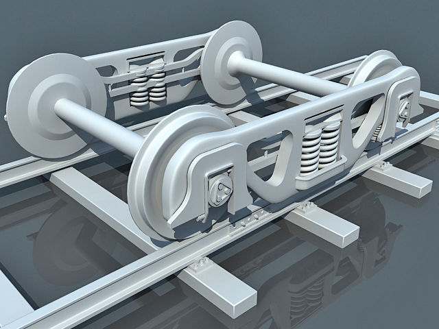 Train Wheels 1 3D model