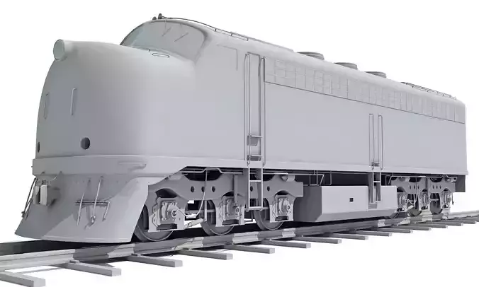 Train Locomotive Models 3D model