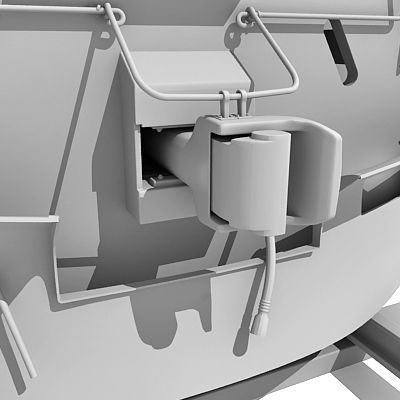 Train Locomotive 033 3D model_11