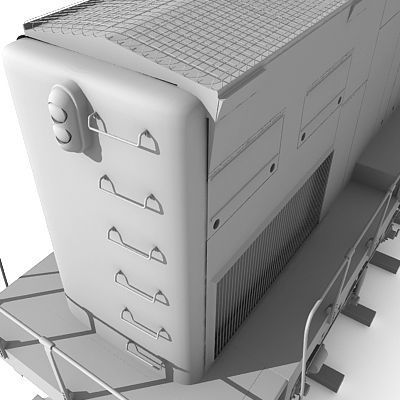 Train Locomotive 033 3D model_15