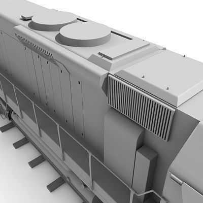 Train Locomotive 033 3D model_13