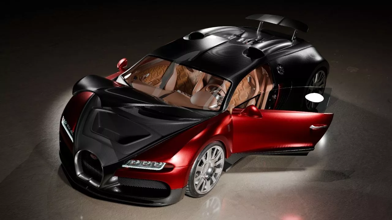 Bugatti FKP Hommager 3D model