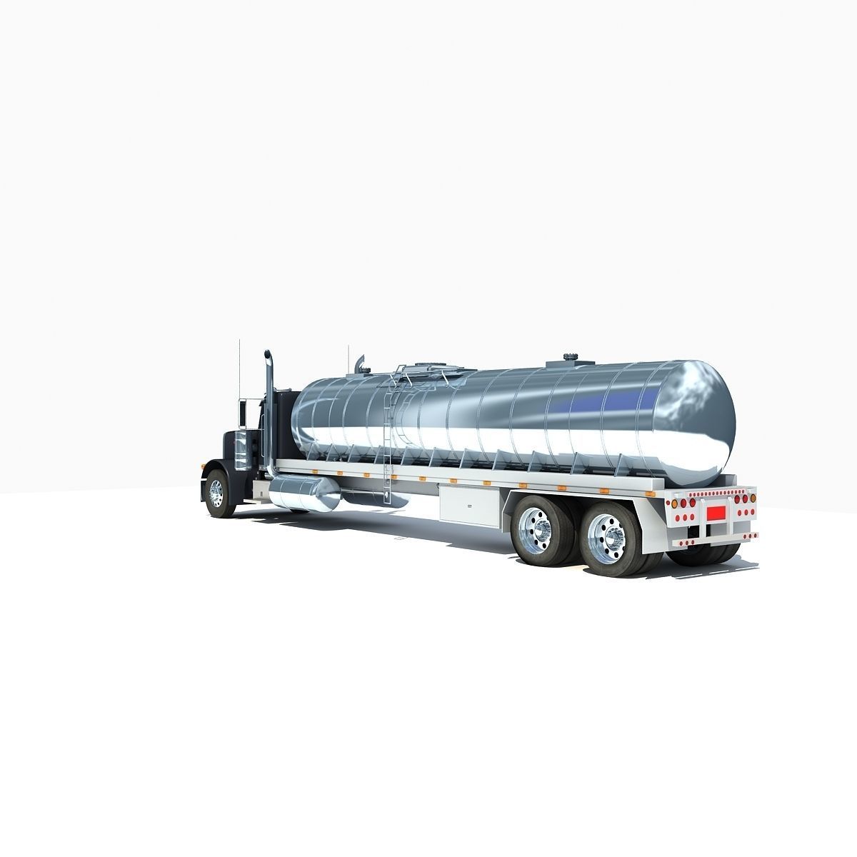 Dark Tanker Truck V21 3D model_1