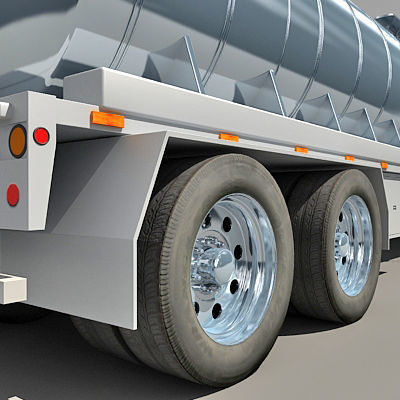 Dark Tanker Truck V21 3D model_17
