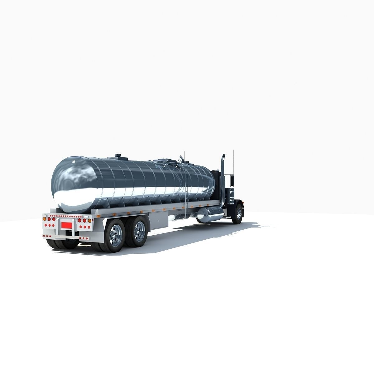 Dark Tanker Truck V21 3D model_5