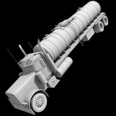 Dark Tanker Truck V21 3D model_20