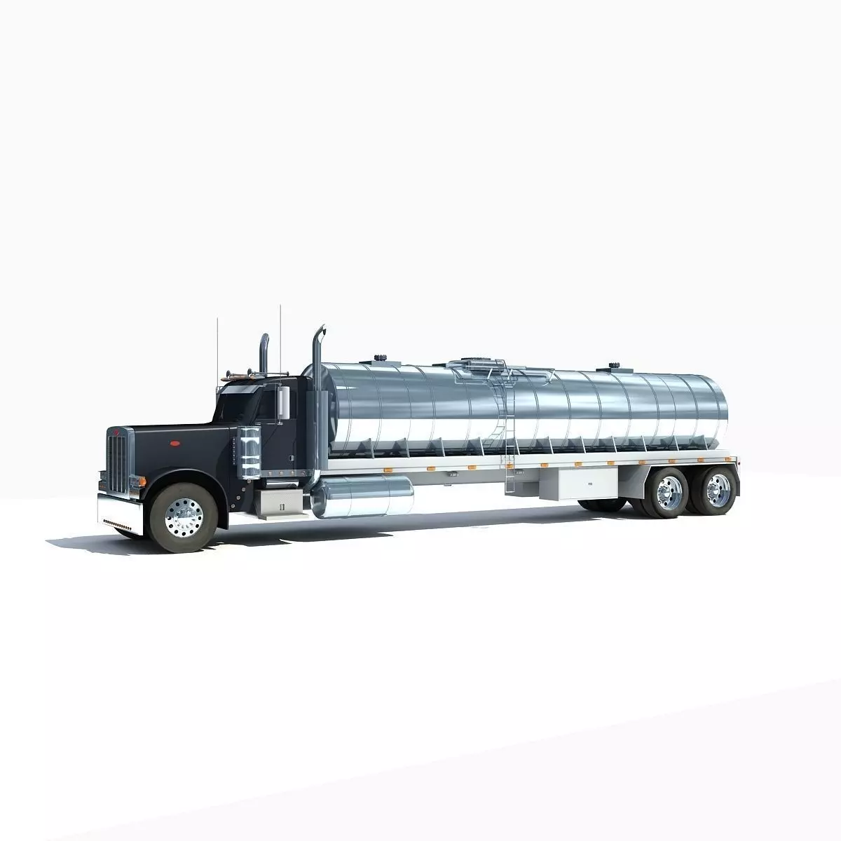 Dark Tanker Truck V21 3D model_0