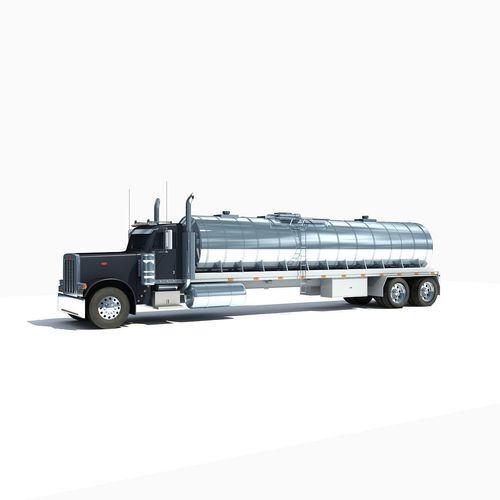 Dark Tanker Truck V21 3D model