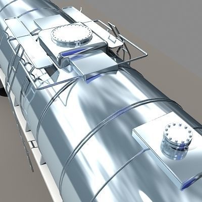Dark Tanker Truck V21 3D model_16