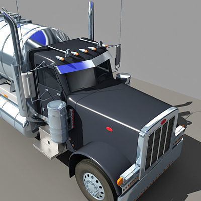 Dark Tanker Truck V21 3D model_13