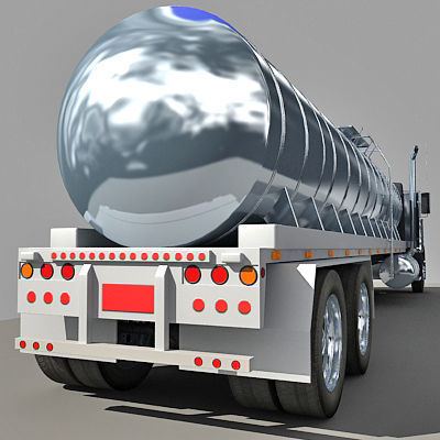 Dark Tanker Truck V21 3D model_15