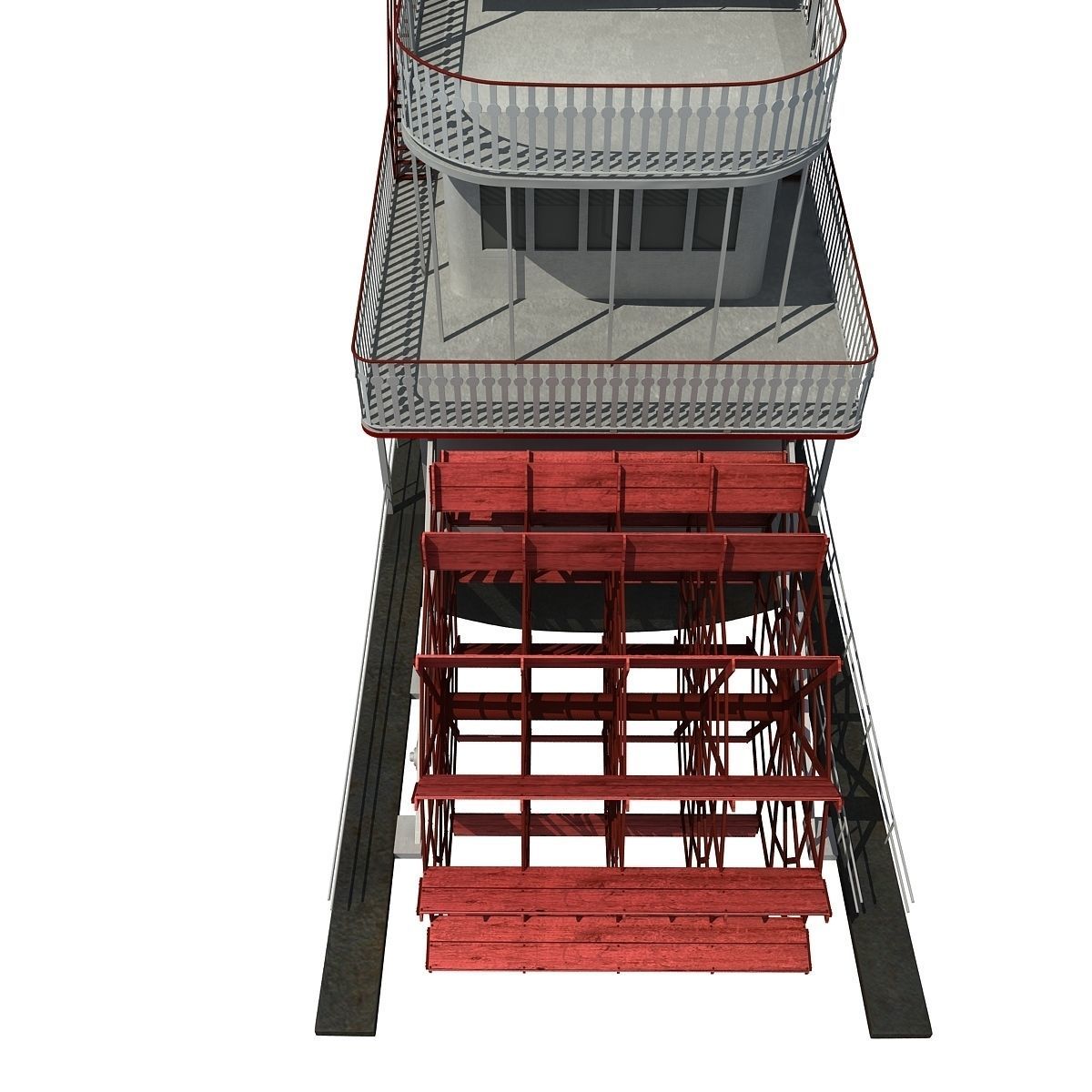 Old Steam Boat 3D model_12