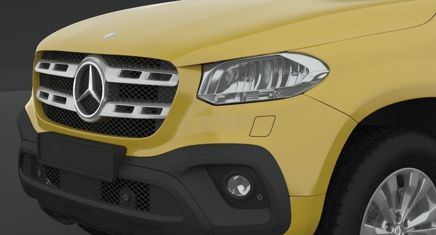 Mercedes Benz X Class Progressive 2018 3D model_6