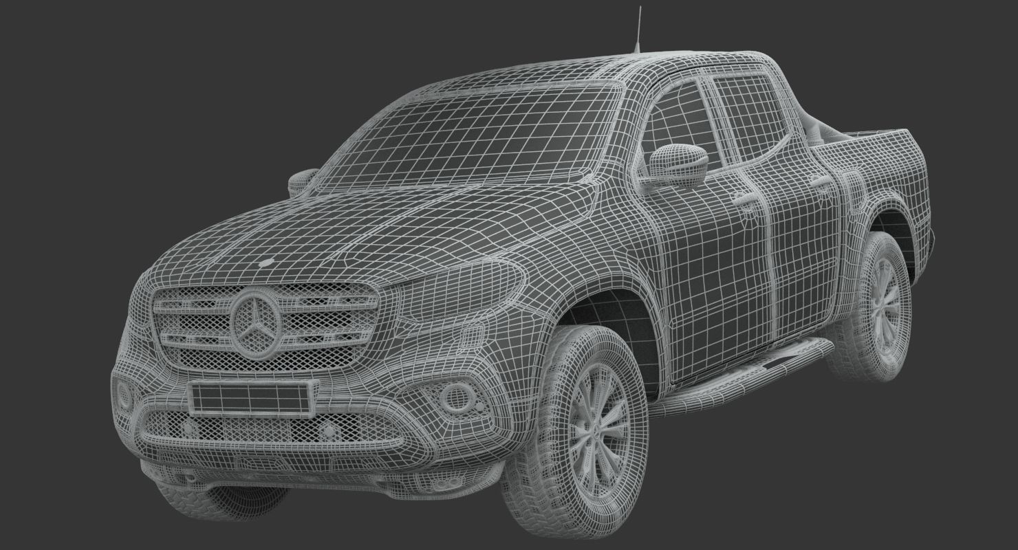 Mercedes Benz X Class Progressive 2018 3D model_15