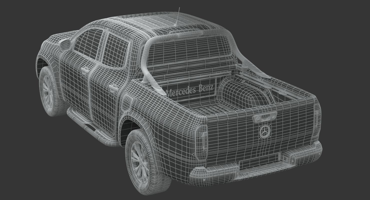 Mercedes Benz X Class Progressive 2018 3D model_17