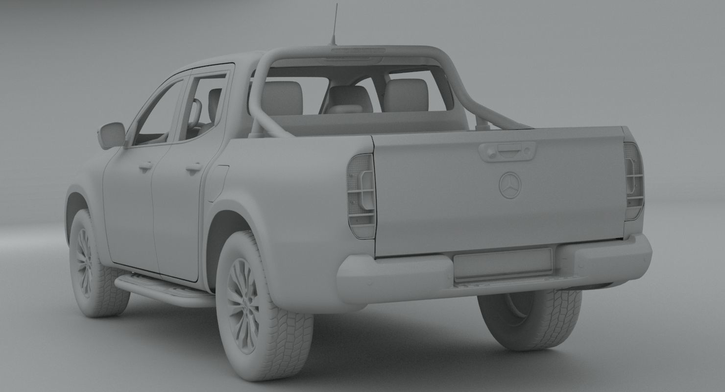 Mercedes Benz X Class Progressive 2018 3D model_11