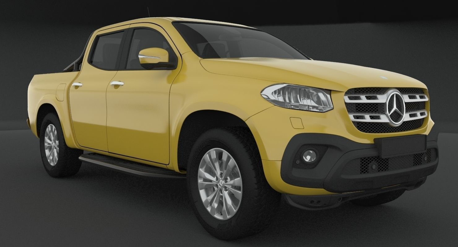 Mercedes Benz X Class Progressive 2018 3D model_4