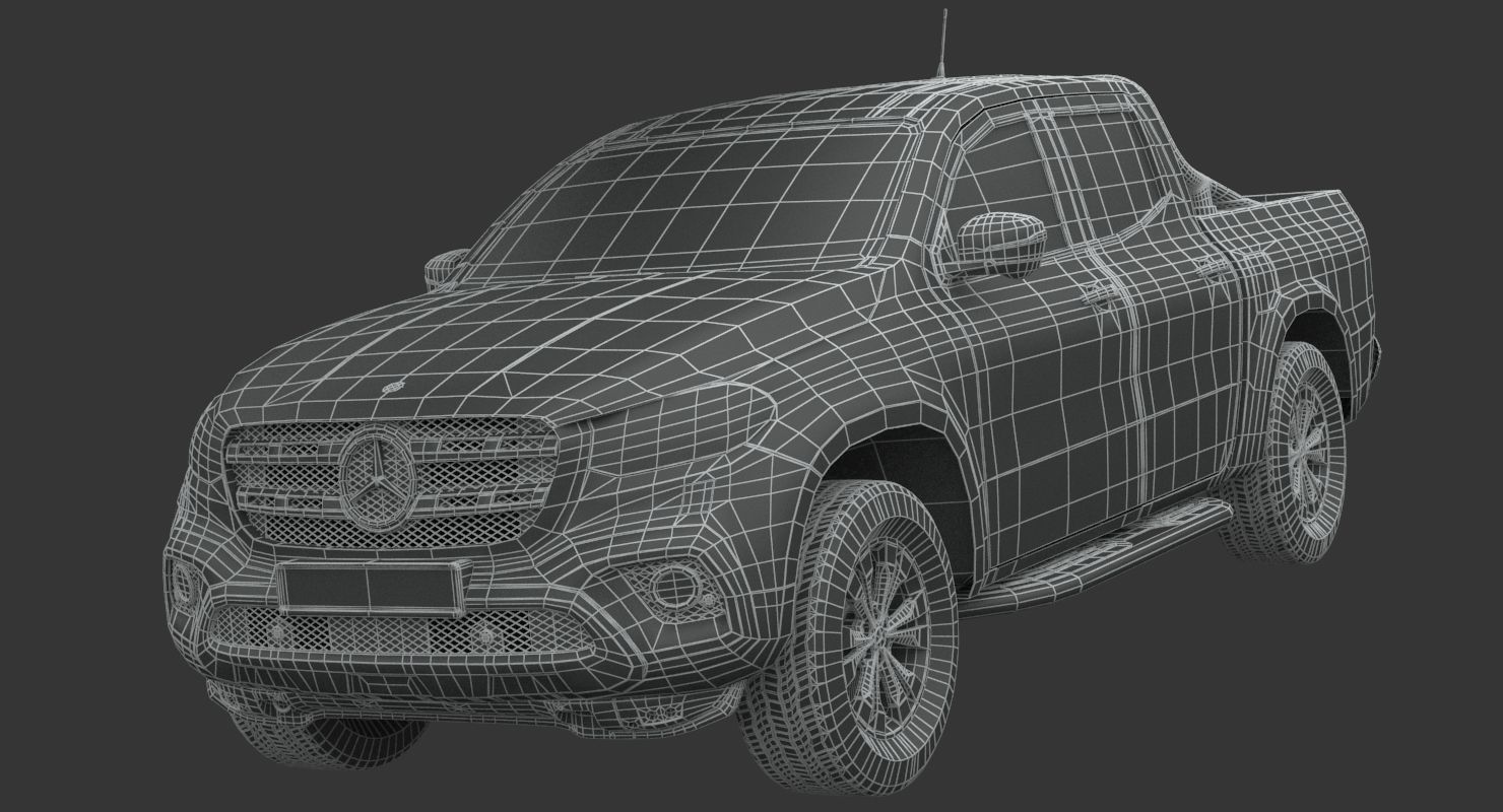 Mercedes Benz X Class Progressive 2018 3D model_14
