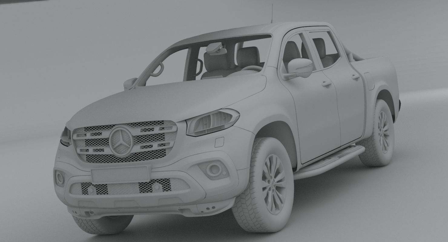 Mercedes Benz X Class Progressive 2018 3D model_13