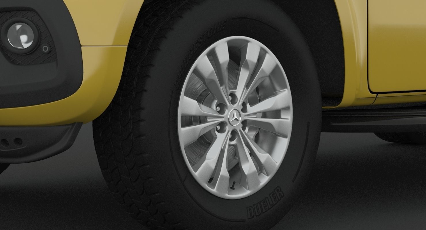 Mercedes Benz X Class Progressive 2018 3D model_7