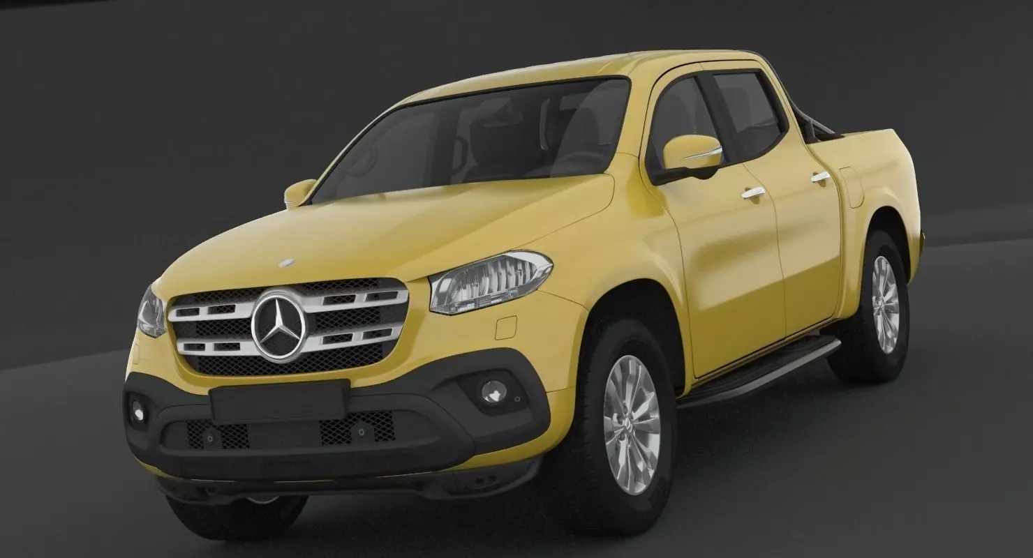 Mercedes Benz X Class Progressive 2018 3D model_0