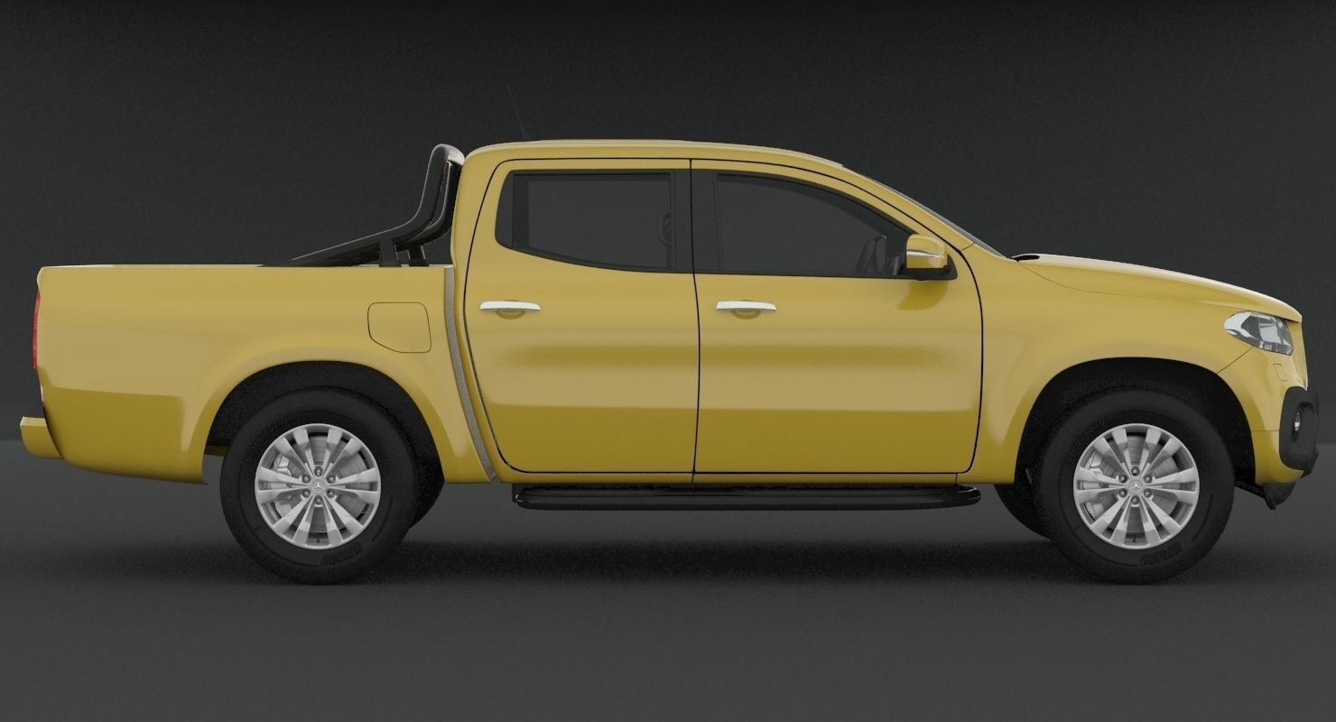 Mercedes Benz X Class Progressive 2018 3D model_3