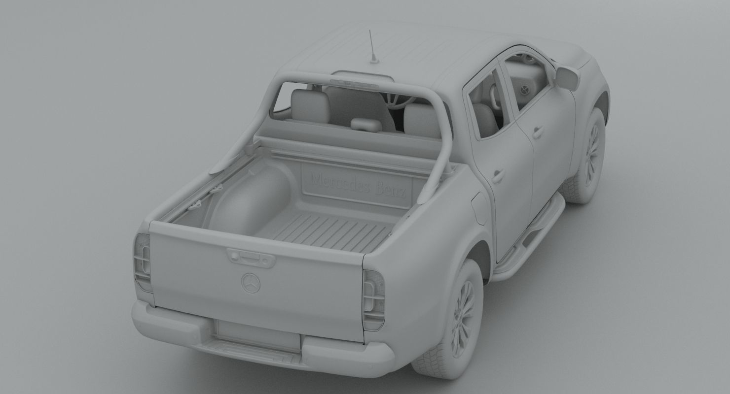 Mercedes Benz X Class Progressive 2018 3D model_12