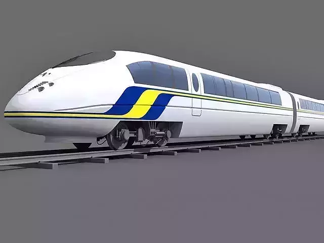 Speed Train 1 3D model