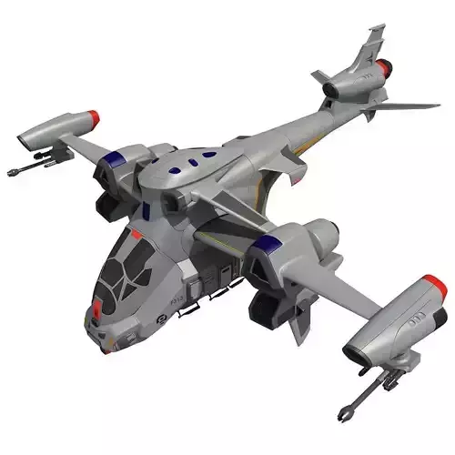 Futuristic Spaceship  3D model
