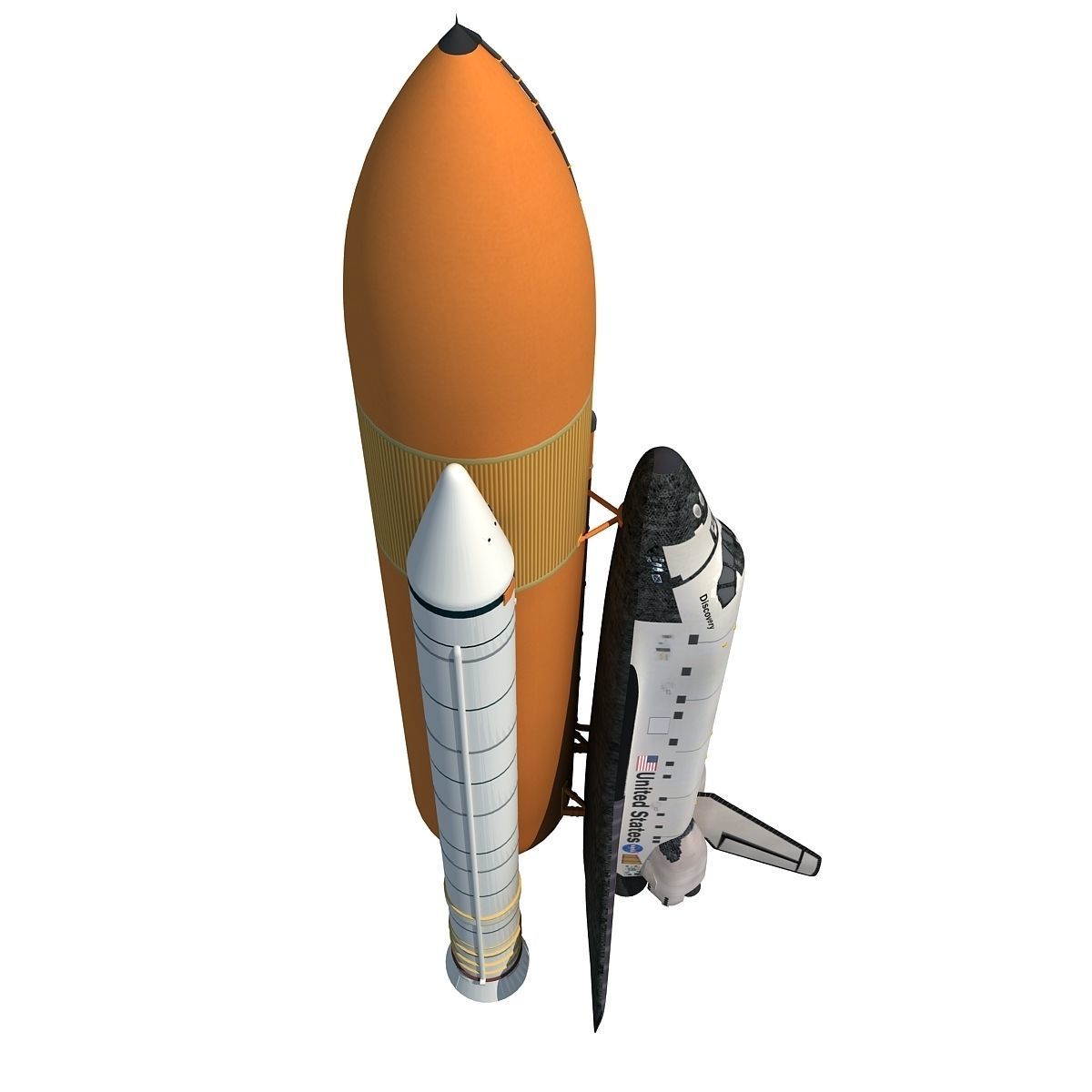 Space Shuttle Discovery 3D model_5