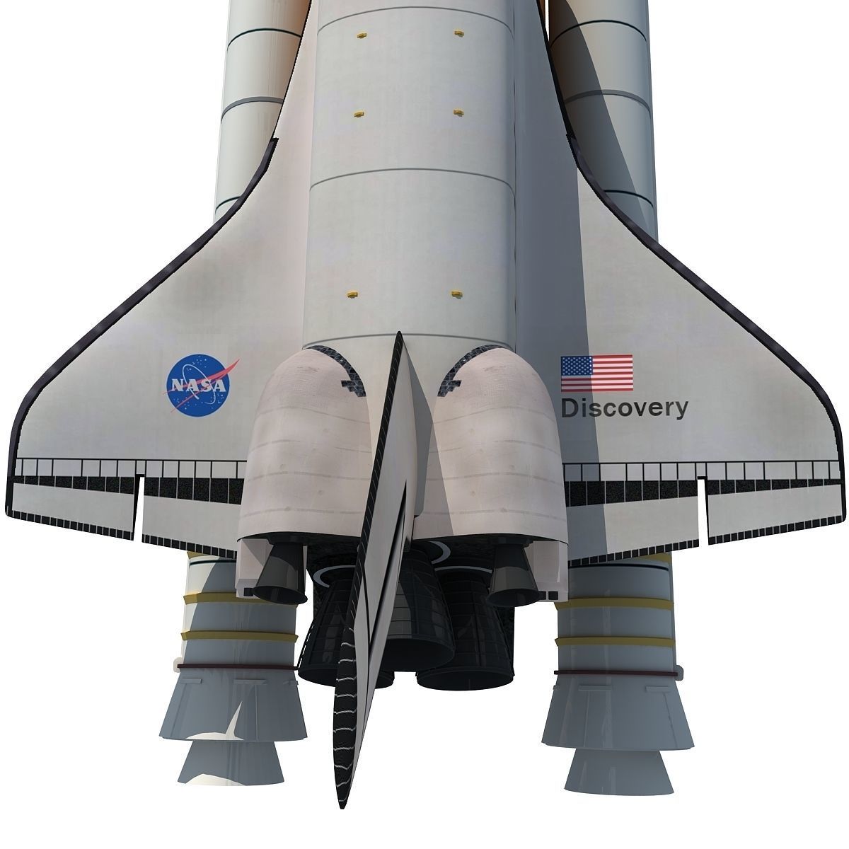Space Shuttle Discovery 3D model_9