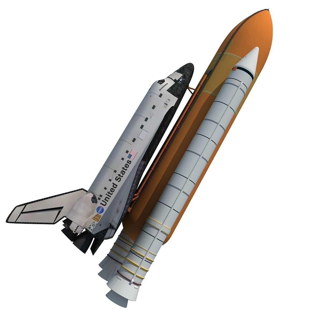 Space Shuttle Discovery 3D model_2