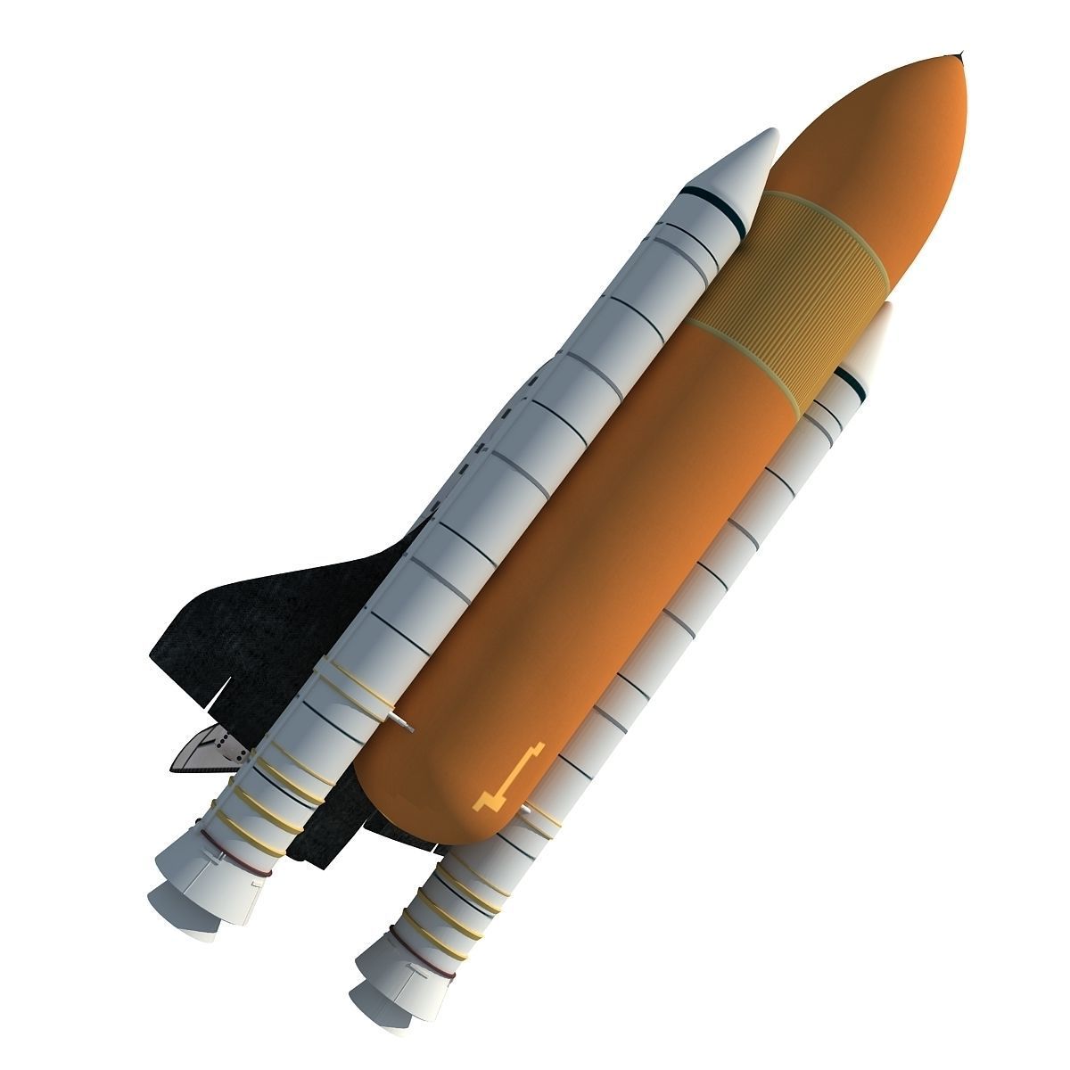 Space Shuttle Discovery 3D model_4