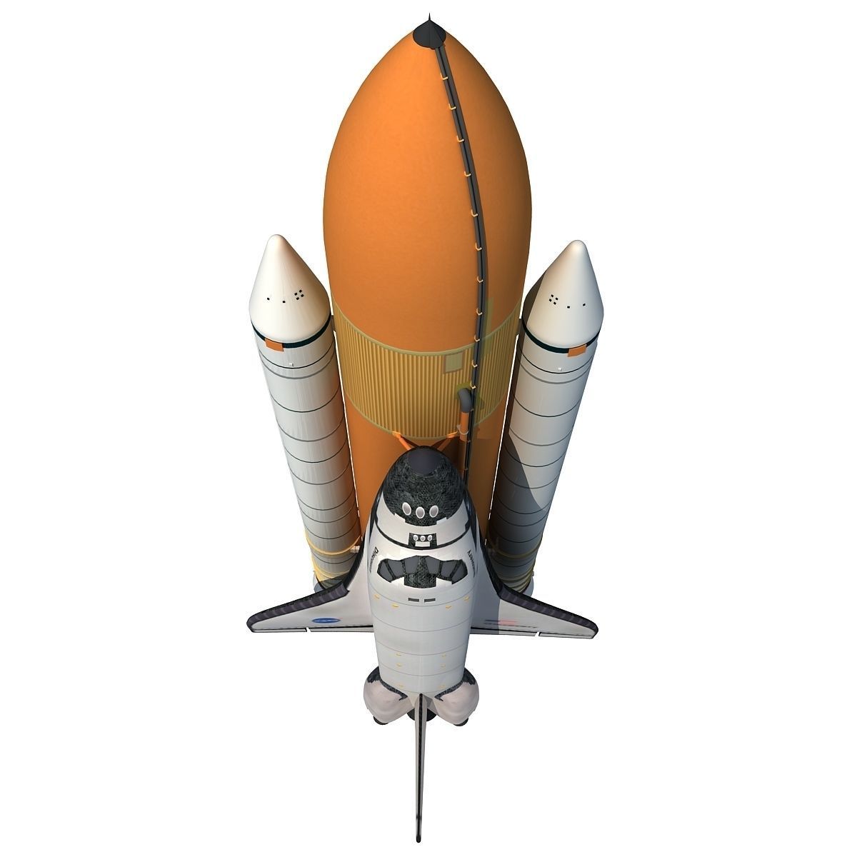 Space Shuttle Discovery 3D model_3