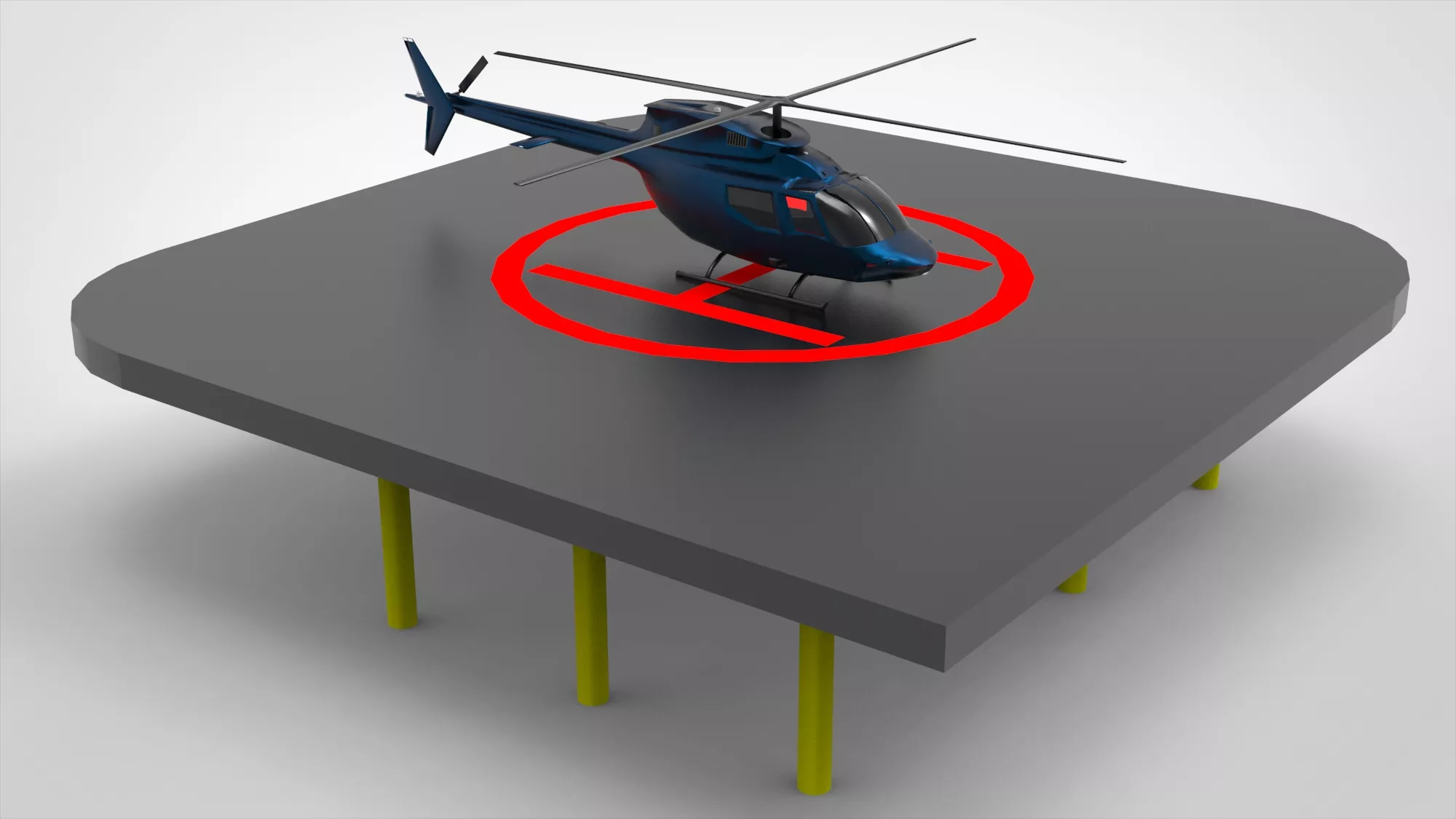 Helicopter 3D model