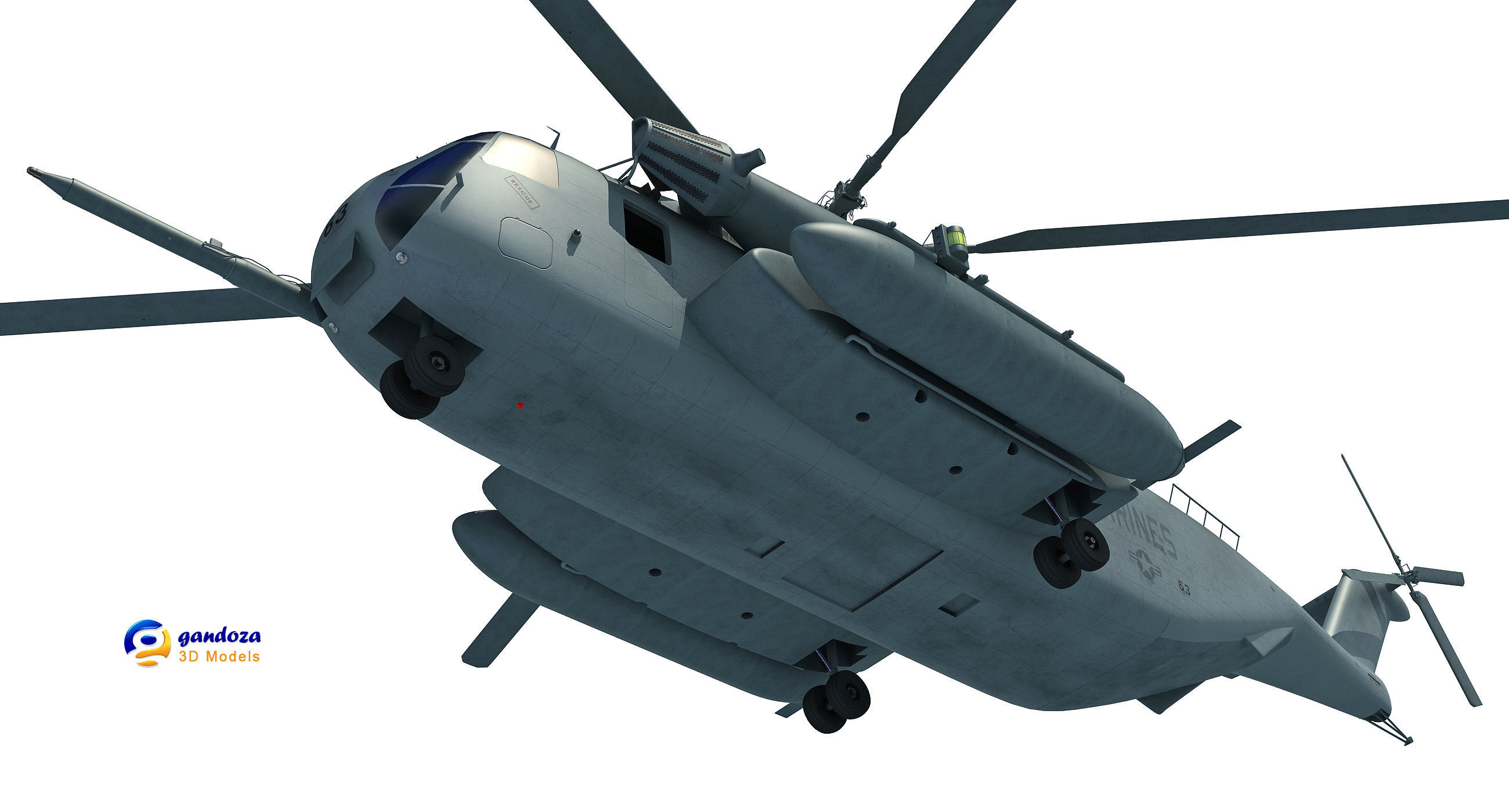 Sikorsky CH-53 Sea Stallion 3D model_12