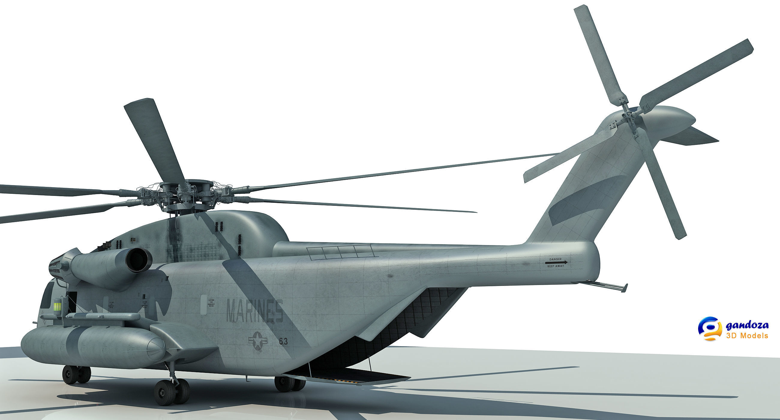 Sikorsky CH-53 Sea Stallion 3D model_19