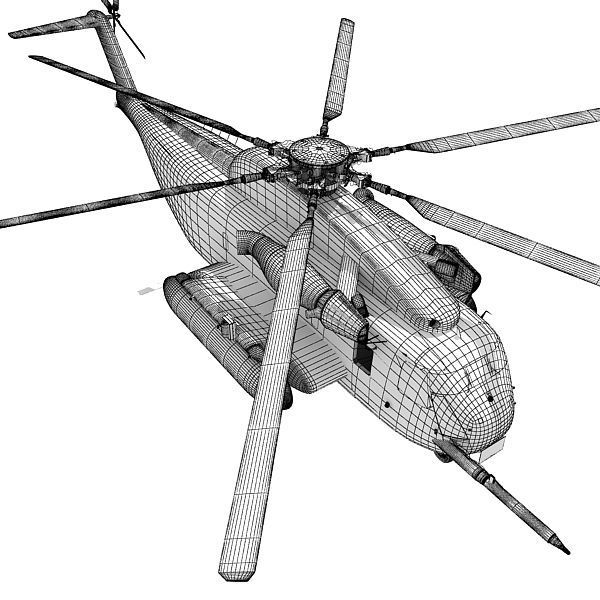Sikorsky CH-53 Sea Stallion 3D model_46