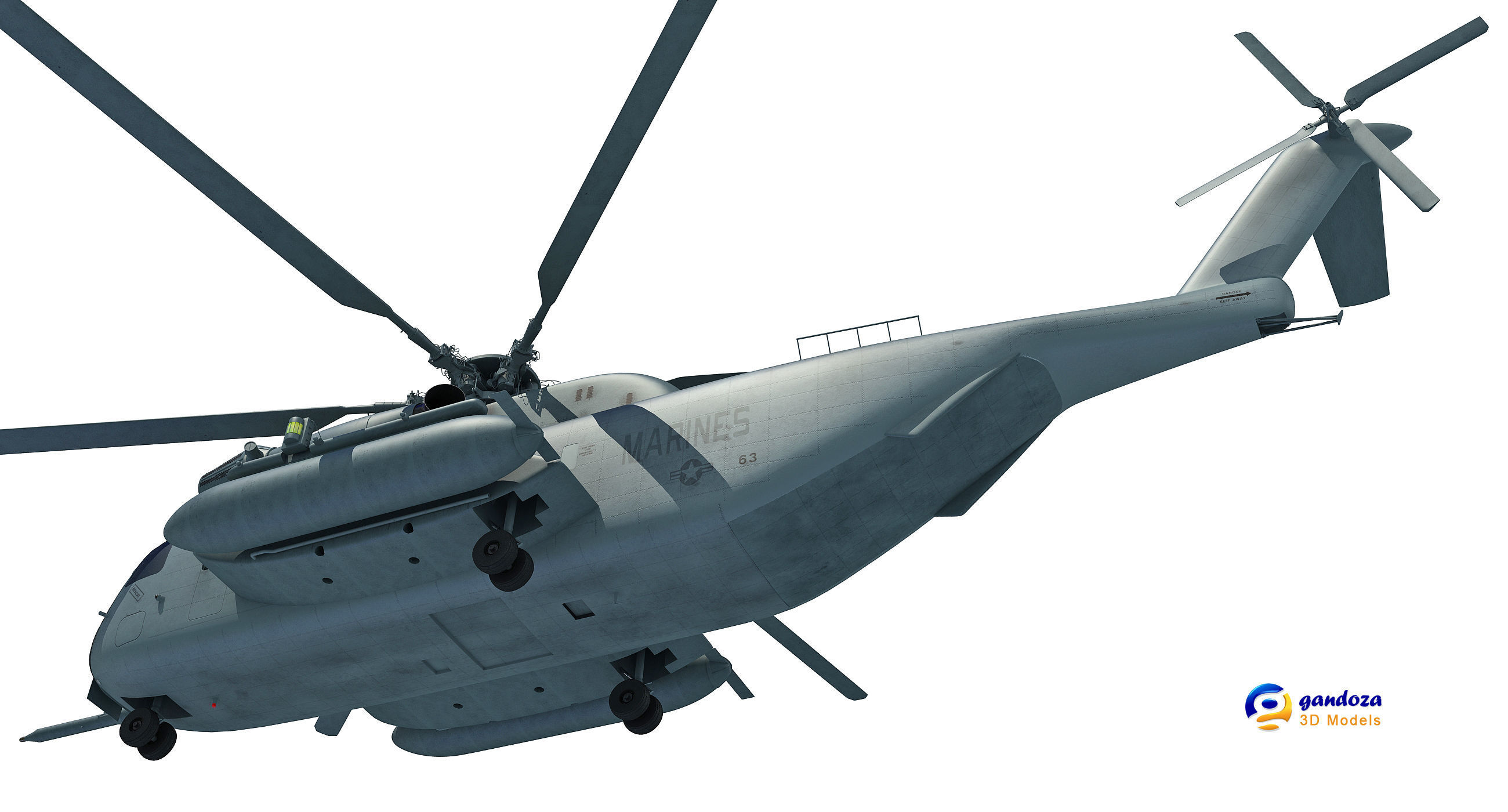 Sikorsky CH-53 Sea Stallion 3D model_16