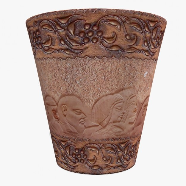 Mud Pot Low-poly 3D model_1