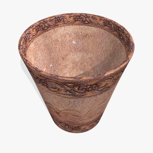 Mud Pot Low-poly 3D model_3
