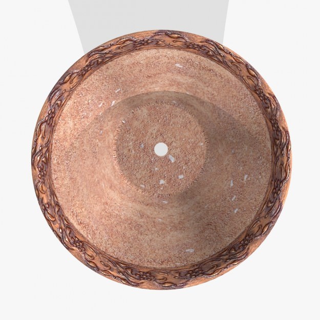 Mud Pot Low-poly 3D model_2