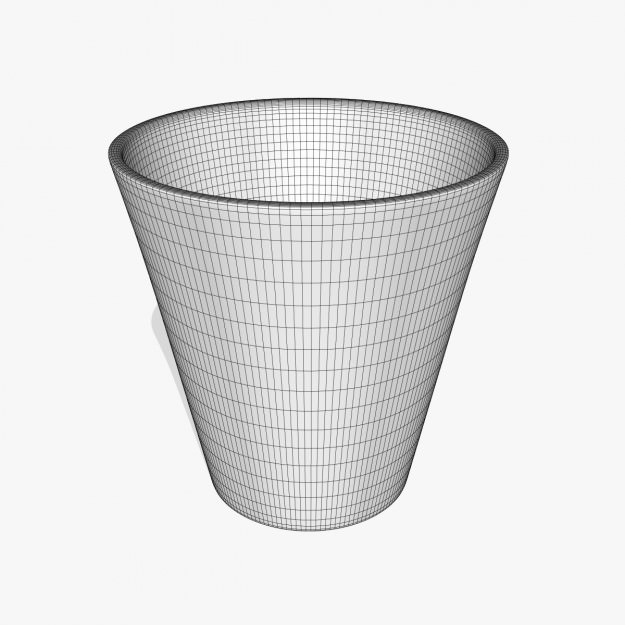 Mud Pot Low-poly 3D model_4
