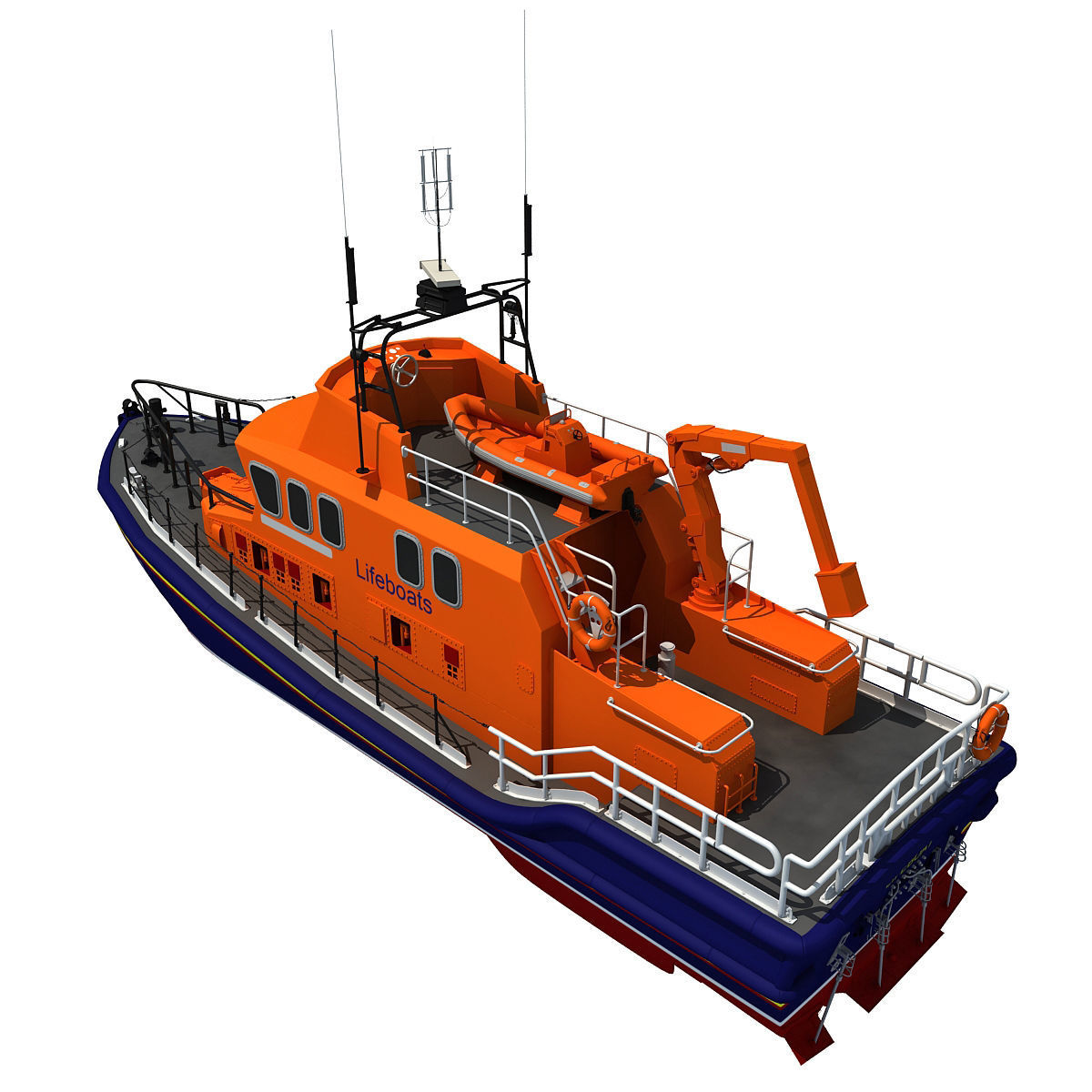 Severn Class Lifeboat 3D model_9