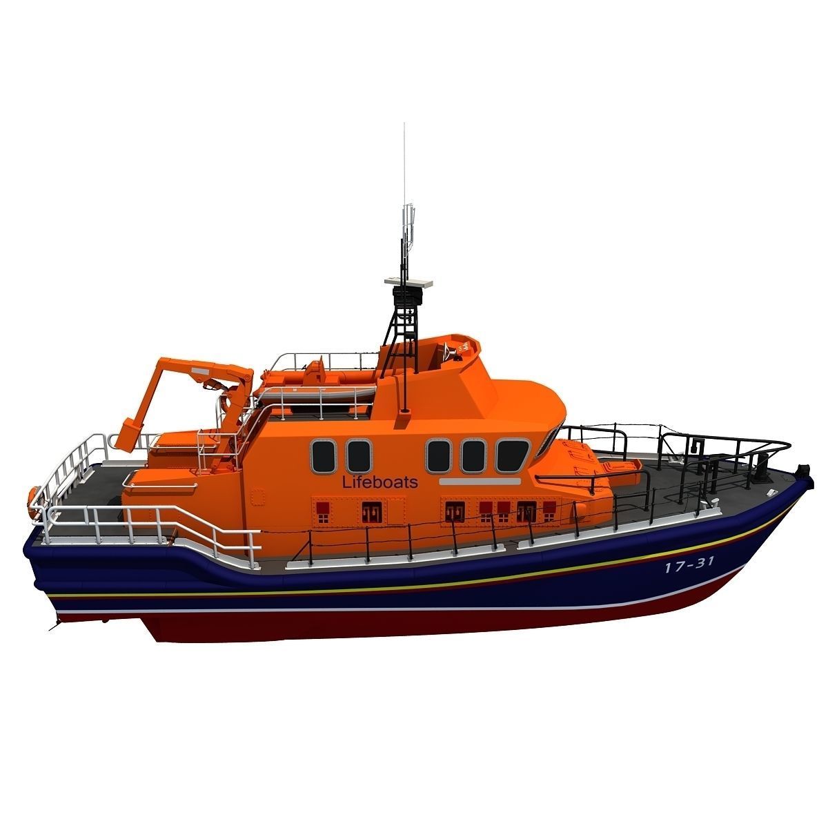 Severn Class Lifeboat 3D model_4