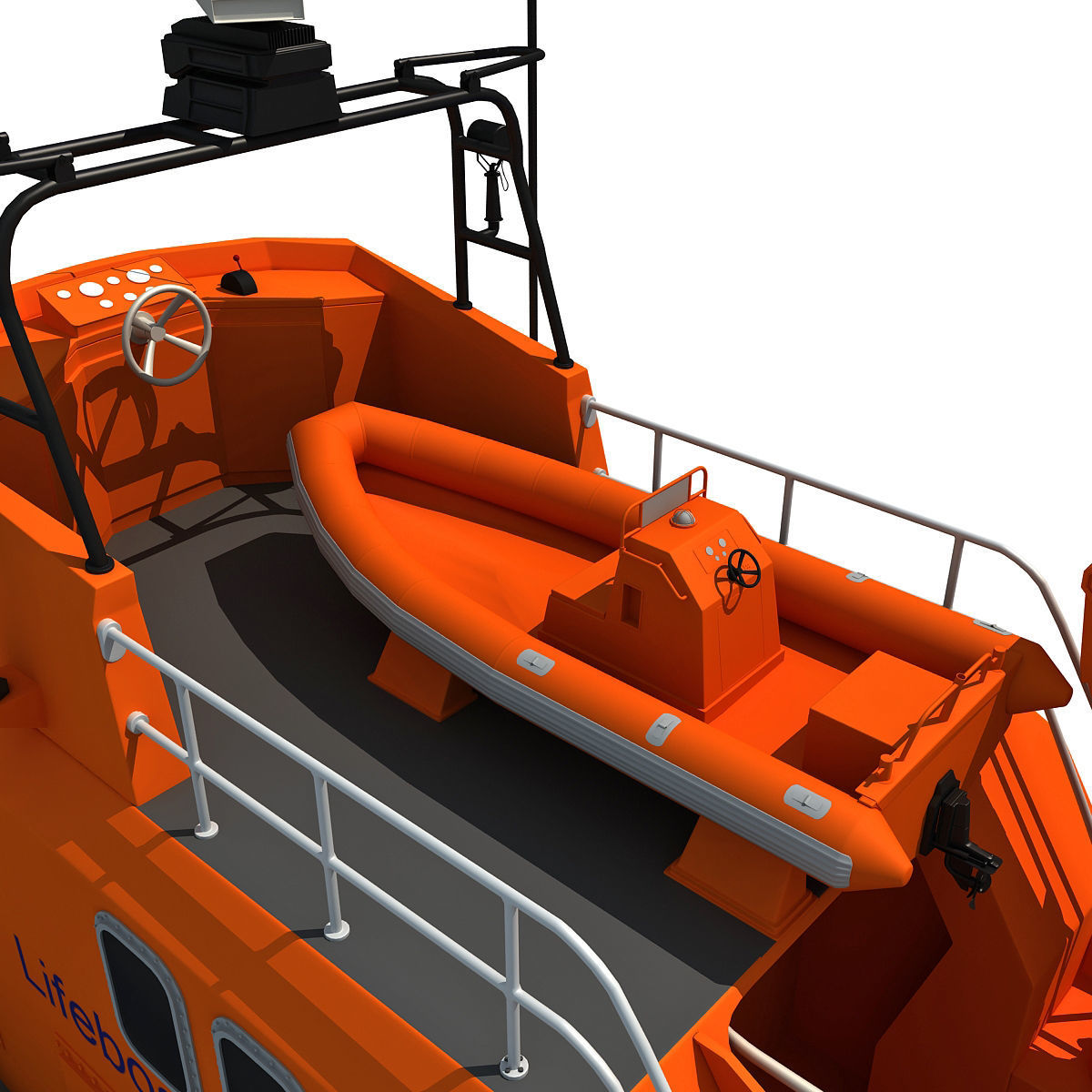 Severn Class Lifeboat 3D model_12