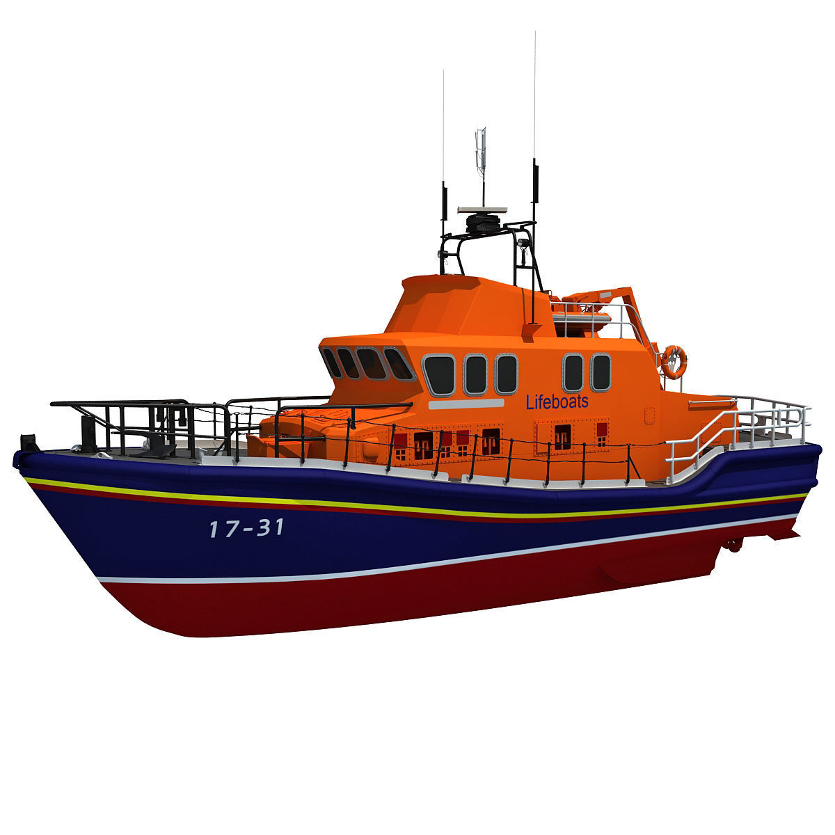Severn Class Lifeboat 3D model_2